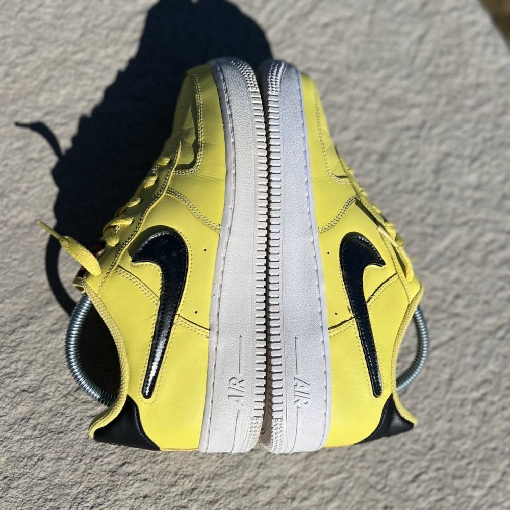 Nike Air Force 1 Low LV8 - Yellow Pulse (GS) - Womens 8.5 - Picture 4 of 7